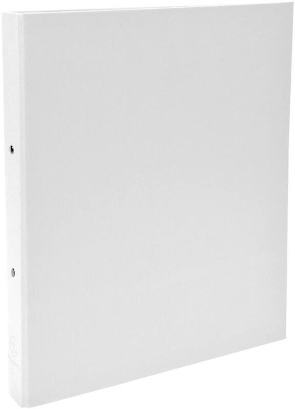 Exacompta Ringbuch 2 Ringe Kaschierter Karton PP DIN A4 Weiß 20 Stück
