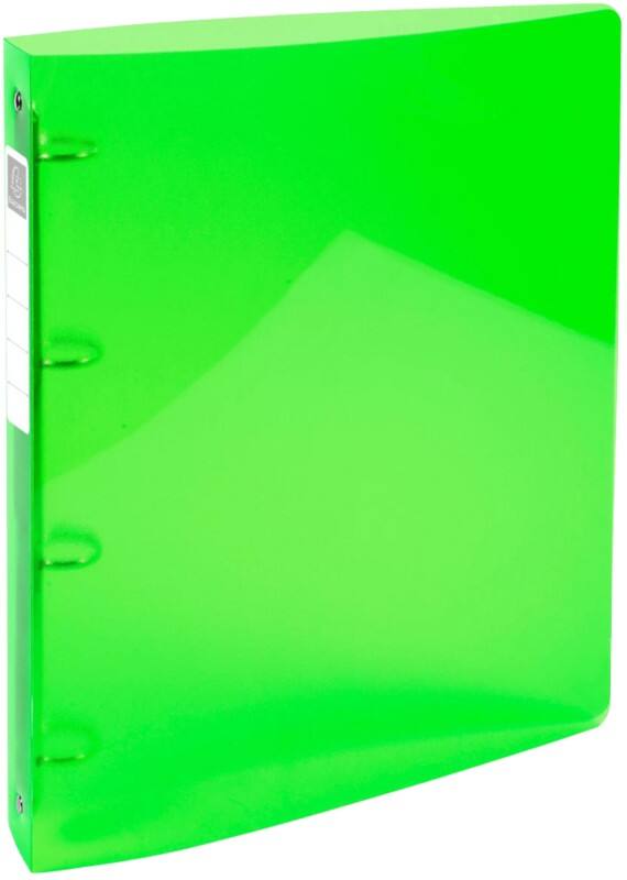 Exacompta Ringbuch 4 Ringe Polypropylen A4 Maxi Anisgrün 10 Stück