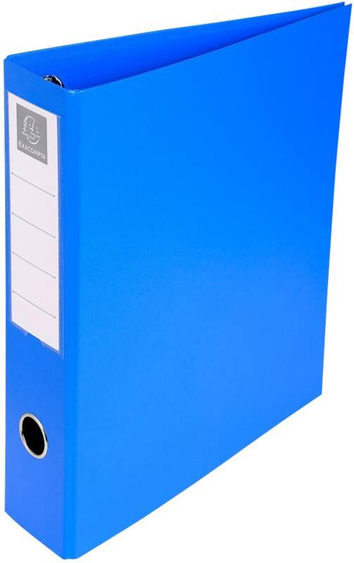 Exacompta Ringbuch 4 Ringe Kaschierter Karton PVC/PU A4 Maxi Farbig sortiert 10 Stück