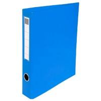 Exacompta Ringbuch 4 Ringe Kaschierter Karton PVC/PU A4 Maxi Blau 15 Stück
