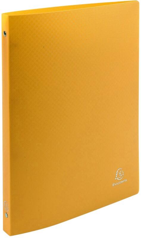 Exacompta Ringbuch 4 Ringe Polypropylen DIN A4 Gelb 25 Stück