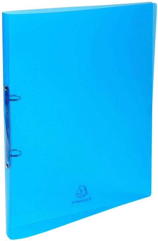 Exacompta Ringbuch 2 Ringe 15 mm Polypropylen DIN A4 Farbig sortiert 30 Stück