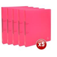 Exacompta Ringbuch 2 Ringe Polypropylen 30 mm A4 Maxi Rot 15 Stück
