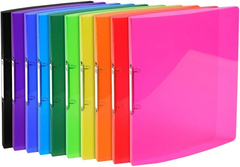 Exacompta Iderama Ringbuch 2 Ringe Polypropylen DIN A4 Farbig sortiert 20 Stück