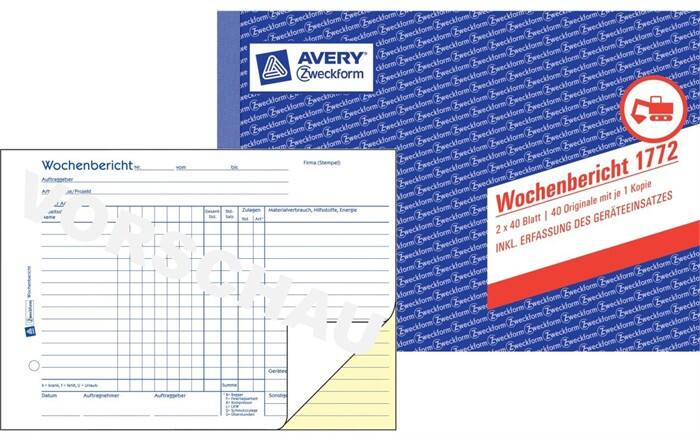 AVERY Zweckform Wochenbericht DIN A5