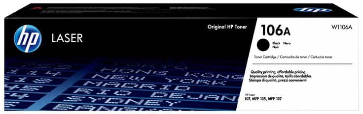 HP 106A Original Tonerkartusche W1106A Schwarz