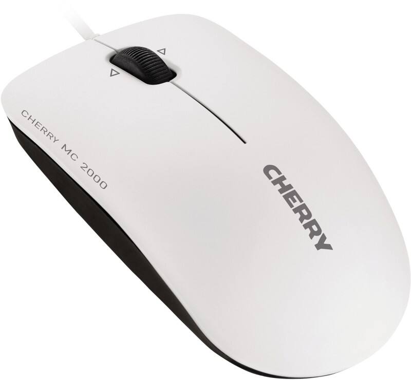 CHERRY MC 2000 Maus Verkabelt Weiß Geeignet Für Linkshänder