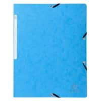 Exacompta Eckspannmappe 5569E Türkis Pressspankarton 24 x 32 cm 25 Stück