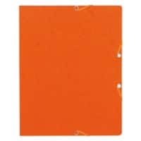 Exacompta Eckspannmappe 55464E Orange Karton 24 x 32 cm 50 Stück