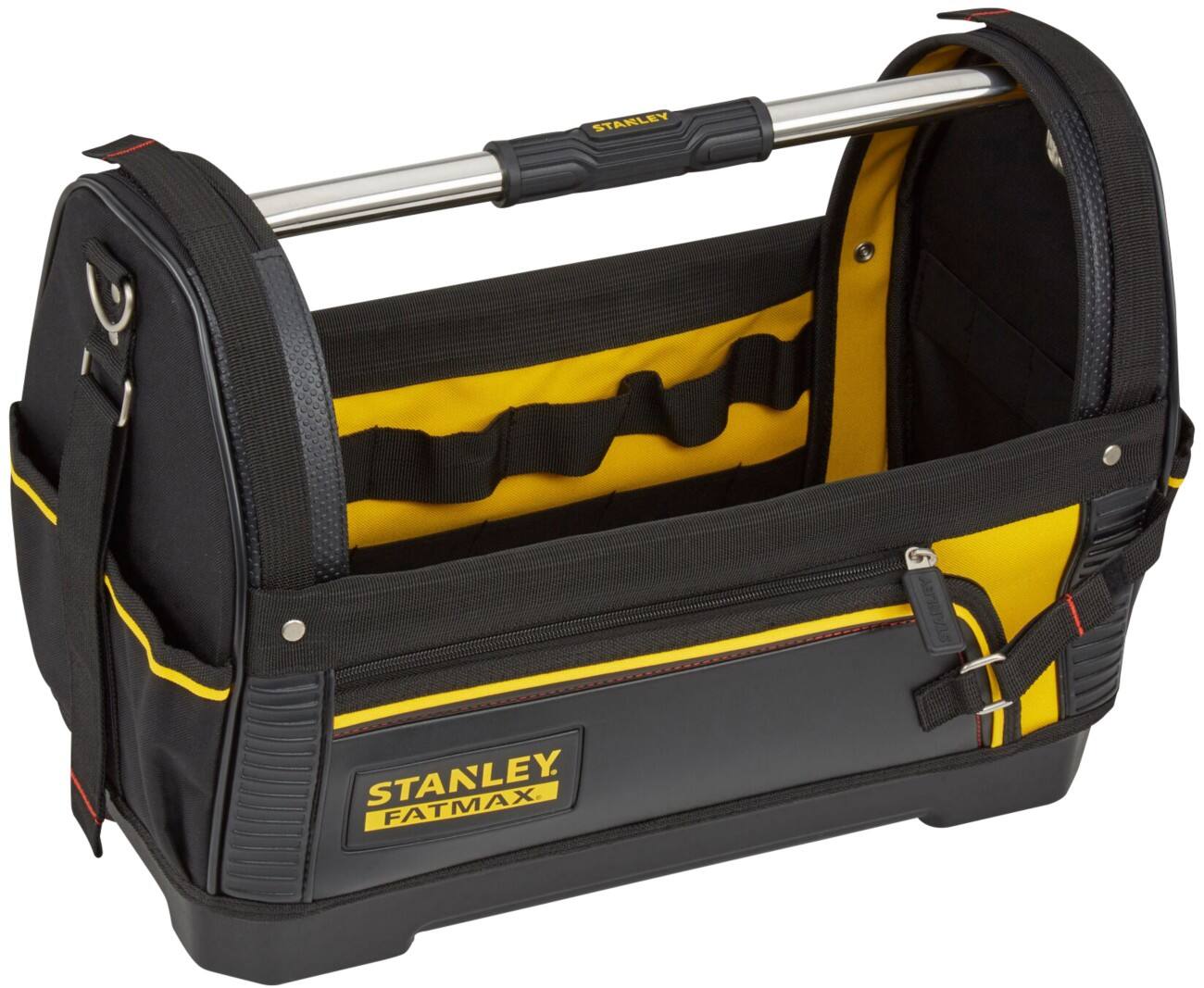 Stanley FATMAX Tragetasche, offen, Stoff/Kunststoff, 49,5 x 35 x 24 cm, Schwarz