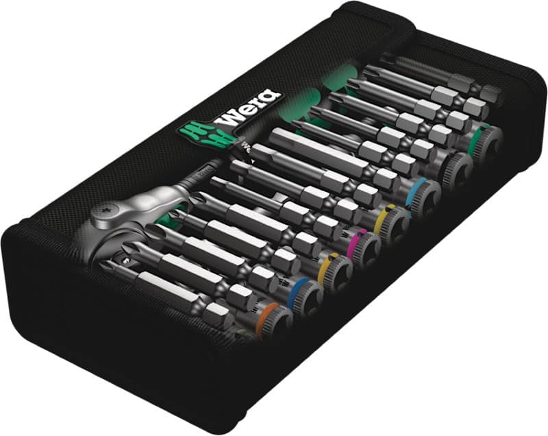 Wera 8100 SA 6 Zyklop Speed-Knarrensatz, 1/4"-Antrieb, metrisch 28-teilig