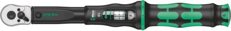 WERA Click-Torque C 1 Drehmomentschlüssel mit Umschaltknarre