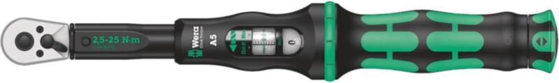 WERA Click-Torque A 5 Drehmomentschlüssel mit Umschaltknarre