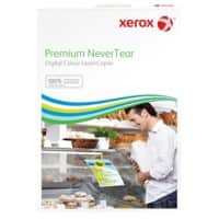 Xerox Premium NeverTear Selbstklebende Polyesterfolie DIN A4 Polyesterpapier 260 g/m² Matt Weiß 100 Blatt