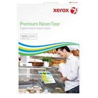 Xerox Premium NeverTear Selbstklebende Polyesterfolie DIN A3 Polyesterpapier 190 g/m² Matt Weiß 50 Blatt