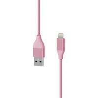XLAYER 217079 1 x USB C Stecker auf 1 x USB Stecker Ladekabel 1,5m Rosa