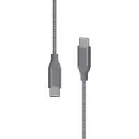 XLAYER 217088 1 x USB C Stecker auf 1 x USB Stecker Ladekabel 1,5m Grau