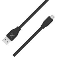 Xlayer Kabel PREMIUM Micro USB Sync & Ladekabel Schwarz 2 m