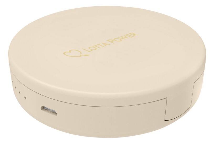 XLayer Powerbank Make-Up-Spiegel 4000 mAh Gold