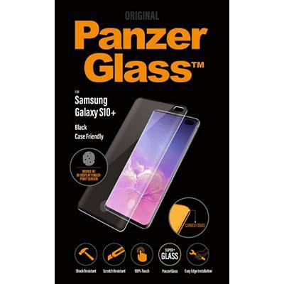 PanzerGlass Bildschirmschutz Smasung Galaxy S10 Plus Schwarz, Klar