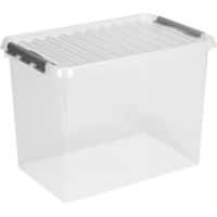 Helit Aufbewahrungsbox H6163302 62 L Transparent Polypropylen 60 x 40 x 34 cm 6 Stück