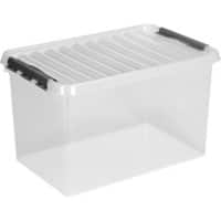 Helit Aufbewahrungsbox H6163402 72 L Transparent Polypropylen 60 x 40 x 42 cm 6 Stück