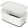 Leitz MyBox WOW Aufbewahrungsbox 5 L Weiß, Schwarz Kunststoff 31,8 x 9,1 x 12,8 cm