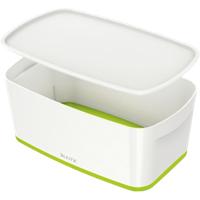Leitz MyBox WOW Aufbewahrungsbox 5 L Weiß, Grün Kunststoff 31,8 x 19,1 x 12,8 cm