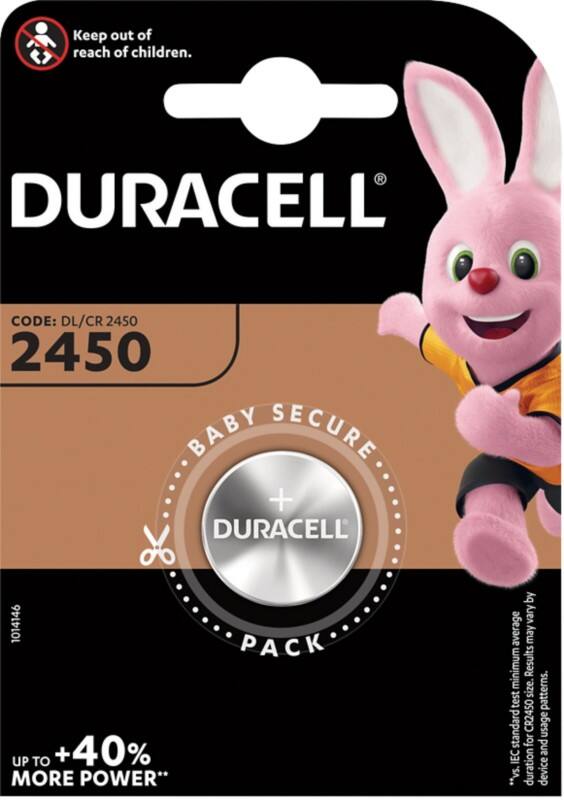 Duracell Knopfzelle Lithium CR2450