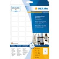 HERMA Wetterfeste Etiketten 8338 DIN A4 Weiß Rechteckig 37 x 25 mm 25 Blatt à 50 Etiketten