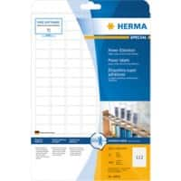 HERMA Power Etiketten 10916 Weiß Rechteckig Stark selbstklebend DIN A4 25,4 x 16,9 mm 25 Blatt à 112 Etiketten