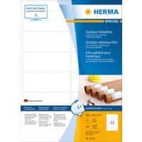 HERMA Wassserfeste Etiketten 9538 Weiß DIN A4 99,1 x 42,3 mm 40 Blatt à 12 Etiketten