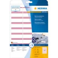 HERMA Namensschilder 4512 Weiß Rechteckig 63 x 29 mm 20 Blatt à 27 Etiketten