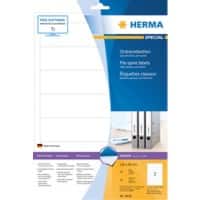 HERMA Ordneretiketten 8620 Weiß DIN A4 192 x 38 mm 10 Blatt à 7 Etiketten