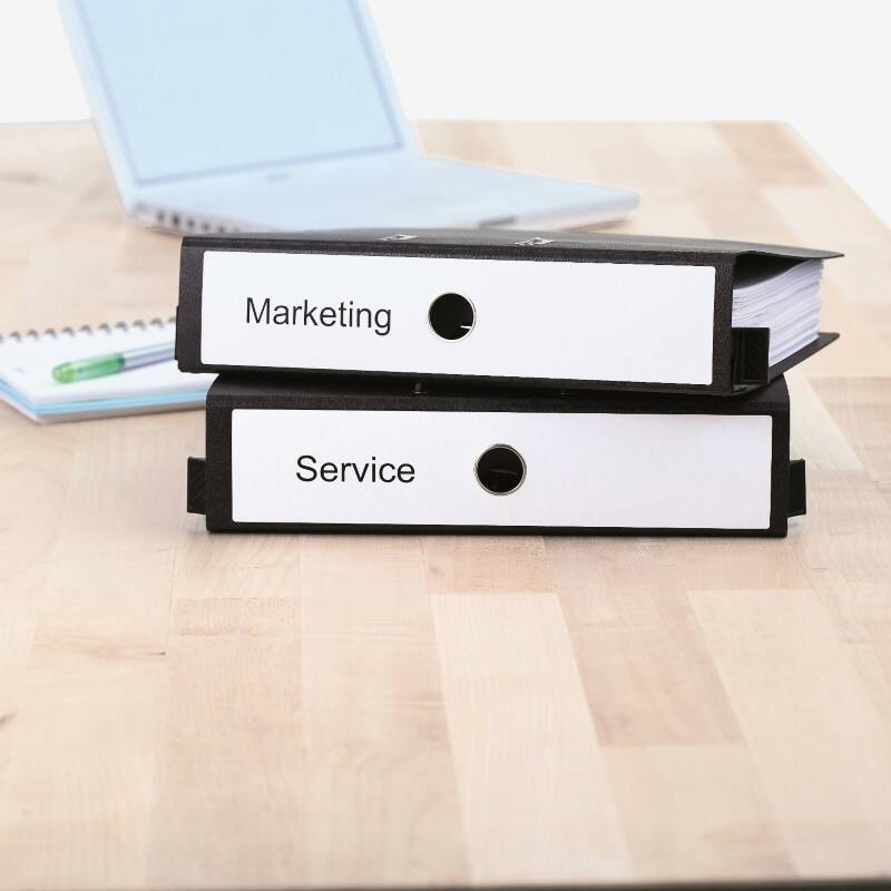 HERMA Ordneretiketten 5167 Weiß DIN A4 63 x 297 mm 25 Blatt à 3 Etiketten