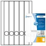 HERMA Ordneretiketten 5158 Weiß 34 x 297 mm 25 Blatt à 5 Etiketten
