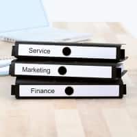 HERMA Ordneretiketten 5165 Weiß DIN A$ 34 x 297 mm 25 Blatt à 5 Etiketten