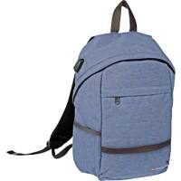 Monolith Laptop-Rucksack 9117B 15.6 " Canvas Blau 27 x 17 x 43 cm