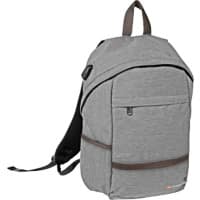 Monolith Laptop-Rucksack 9117G 15.6 " Canvas Grau 27 x 17 x 43 cm