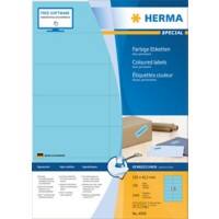 HERMA Farbige Multifunktionsetiketten 4558 Blau Rechteckig 105 x 42 mm 100 Blatt à 14 Etiketten