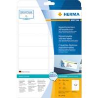 HERMA Adressetiketten 10016 Weiß Rechteckig 99,1 x 38,1 mm 25 Blatt à 14 Etiketten