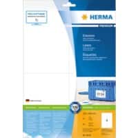 HERMA Multifunktionsetiketten 8630 Weiß Rechteckig 105 x 148 mm 10 Blatt à 4 Etiketten