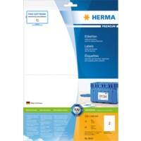 HERMA Multifunktionsetiketten 8636 Weiß Rechteckig 210 x 148 mm 10 Blatt à 2 Etiketten