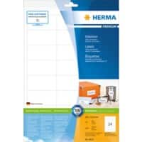 HERMA Mehrzwecketiketten 8633 Weiß Rechteckig 66 x 33,8 mm 10 Blatt à 24 Etiketten