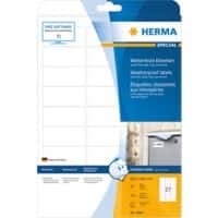 HERMA Drucketiketten 4864 Weiß DIN A4 63,5 x 29,6 mm 10 Blatt à 27 Etiketten