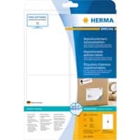 HERMA Adressetiketten 10019 Weiß Rechteckig 99,1 x 139 mm 25 Blatt à 4 Etiketten