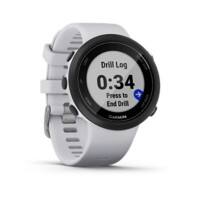 Garmin Sportuhr Swim 2 GPS-Schwimmuhr Weiß, Silber