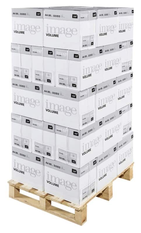 IMAGE Volumen DIN A4 Druckerpapier Weiß 80 g/m² Glatt 200 Pack à 500 Blatt