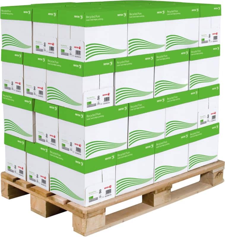 Xerox Recycled Pure DIN A4 Druckerpapier Weiß Matt 48 Boxen à 2500 Blatt
