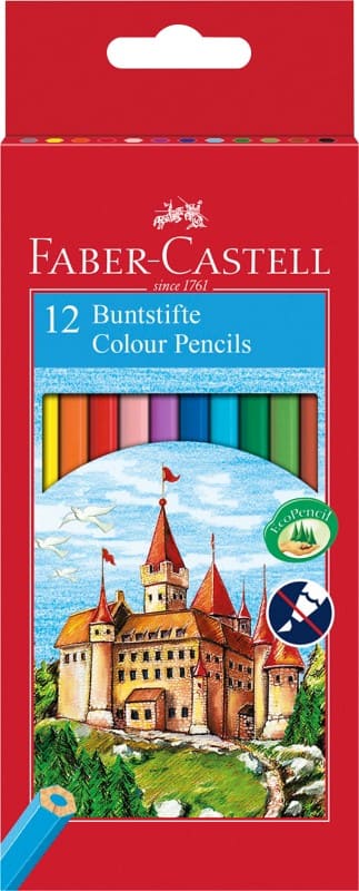 Faber-Castell Classic Colour Buntstifte Farbig sortiert 12 Stück